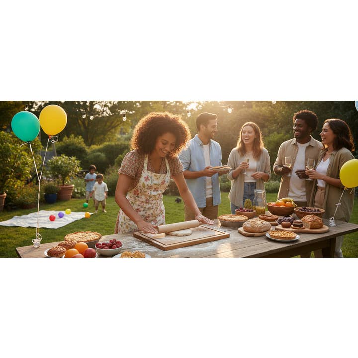 Kadra Kitchenware - Wholesale Rolling Pin - Millvado - Tapered Wooden Rolling Pin2