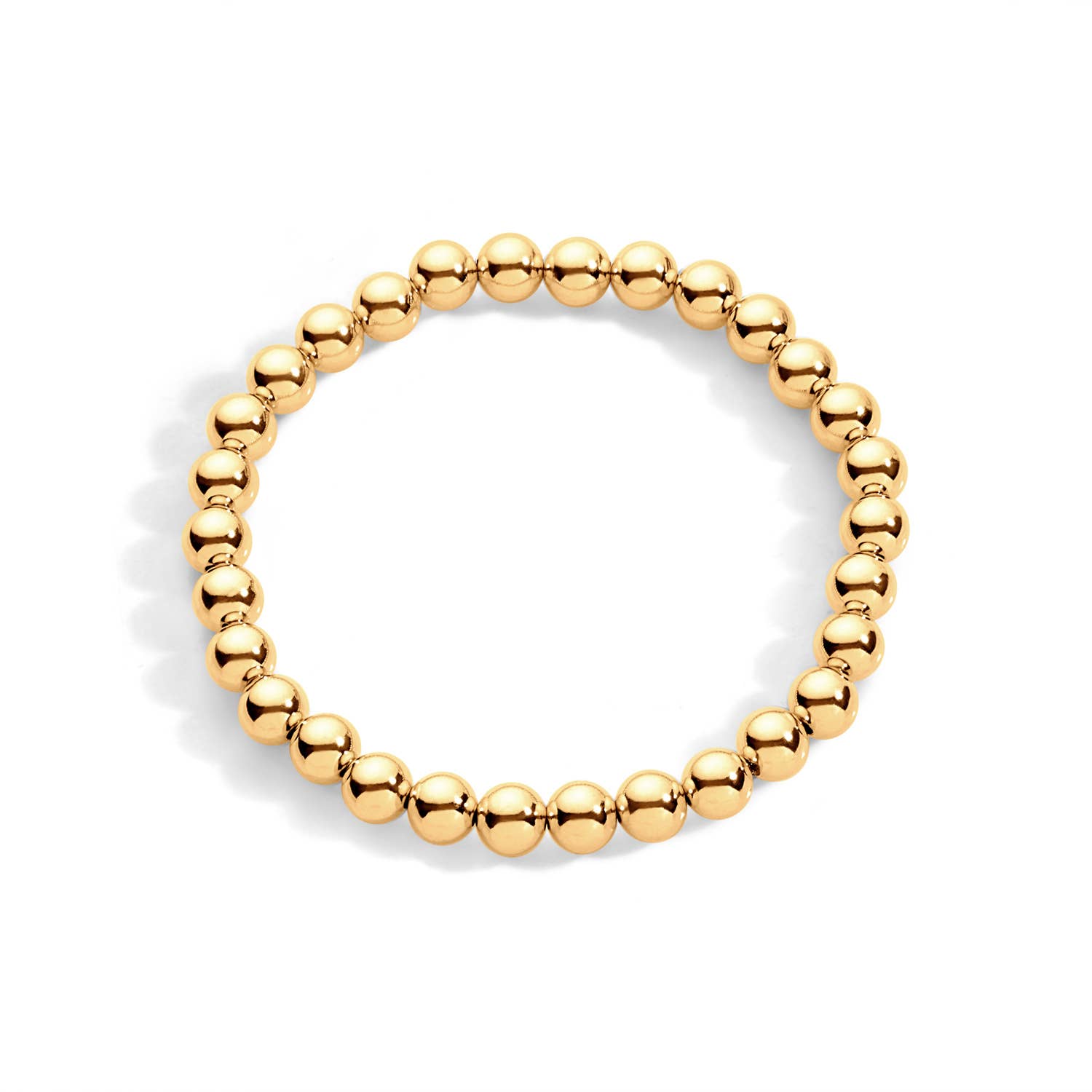 Tatiana M Designs - Wholesale Beaded Bracelet - Gold Filled Stretch Bracelet - 5 Bead Sizes3