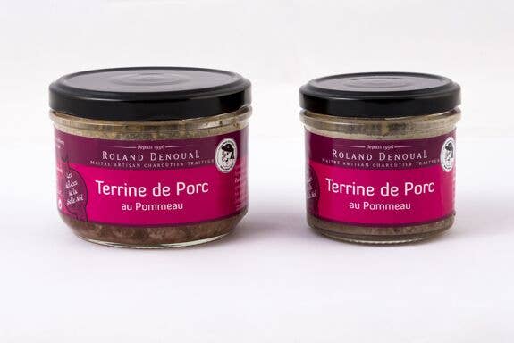 Charcuterie Roland Denoual - Wholesale Preserves - Pork Terrine with Pommeau 100G1