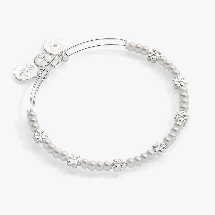 Beaded Daisy Bangle for wholesale by Alex and Ani