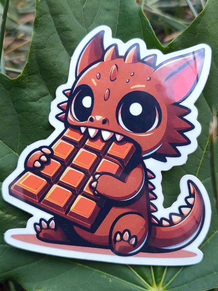 Chupacabra & Chocolate Sticker for wholesale by Mountain's Misfits