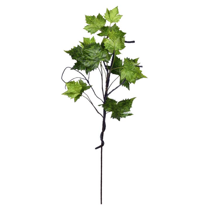 Vickerman 40" Artificial Green Plantanus Leaf Spray. for wholesale by Vickerman