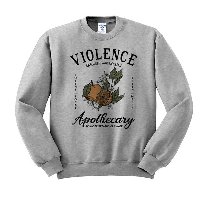 DaisyChainDesignCo - Wholesale Graphic Sweatshirt - Women's - Violence Apothecary Crewneck Sweatshirt2