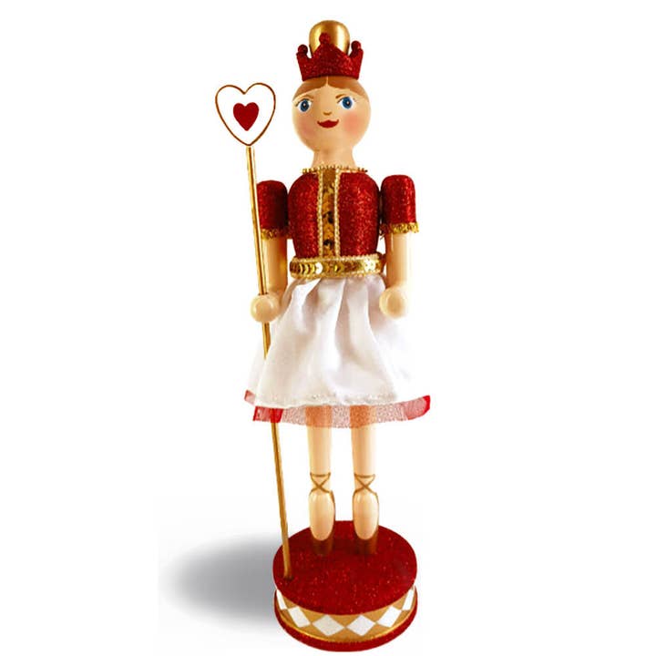 Queen of Hearts Nutcracker 14 Inch for wholesale by Nutcracker Ballet Gifts
