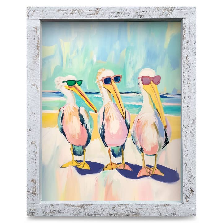 Mill Wood Art - Wholesale Art Print - Pelican Bros | Real Wood Framed Wall Art Print