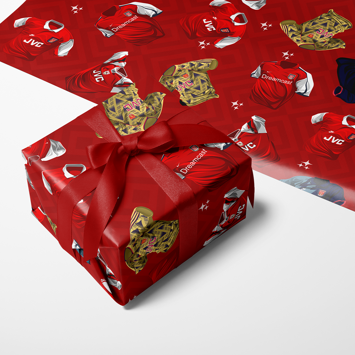 Scored It – wholesale Flat wrap – Classic Shirts Arsenal Gift Wrap1