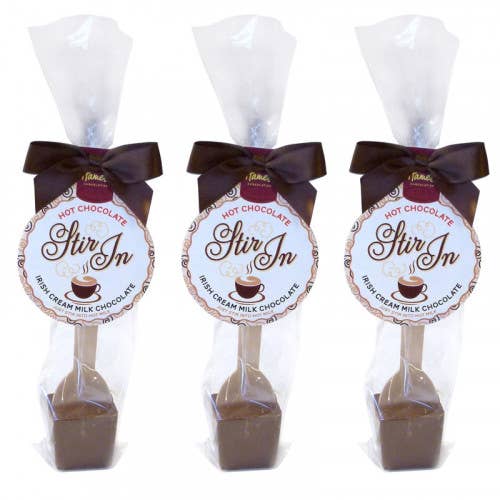 Hames Chocolates – wholesale Hot cocoa spoon – Milk Hot Chocolate Stirrer Irish Cream1