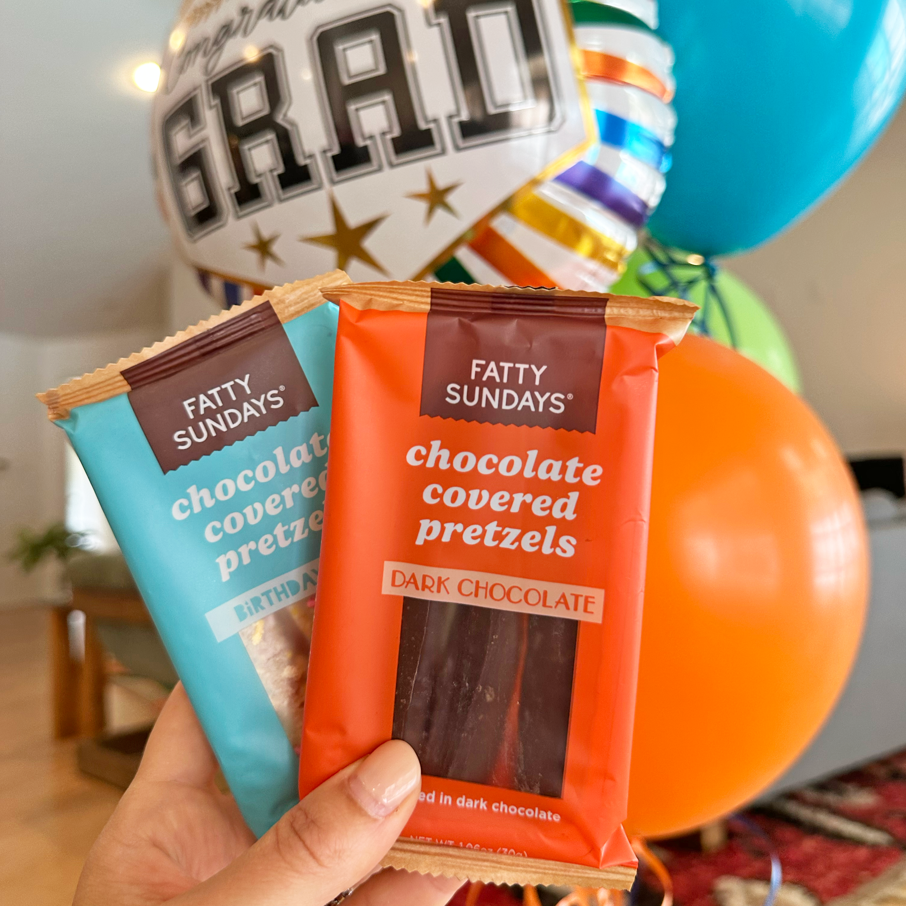 Fatty Sundays - Wholesale Chocolate Covered Sweets - Dark Chocolate Covered Pretzels (3-pack)2