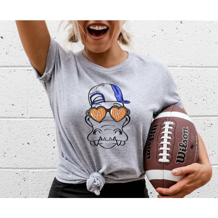 Camiseta con gráfico Florida Game Day Gator Hat para venta al por mayor de BB Subs and Screens