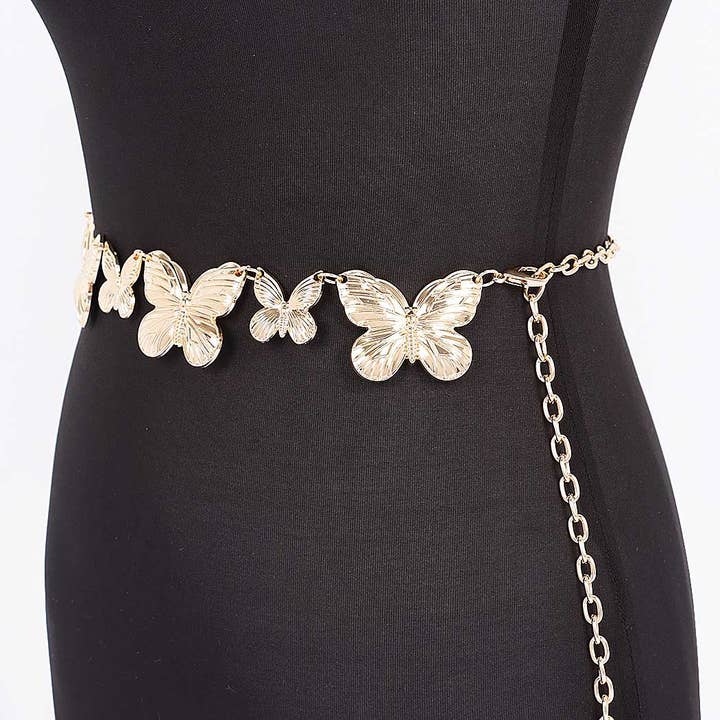 3AM BY H&D ACCESSORIES – wholesale Belt – Women's – Multi Butterfly Chain Belt