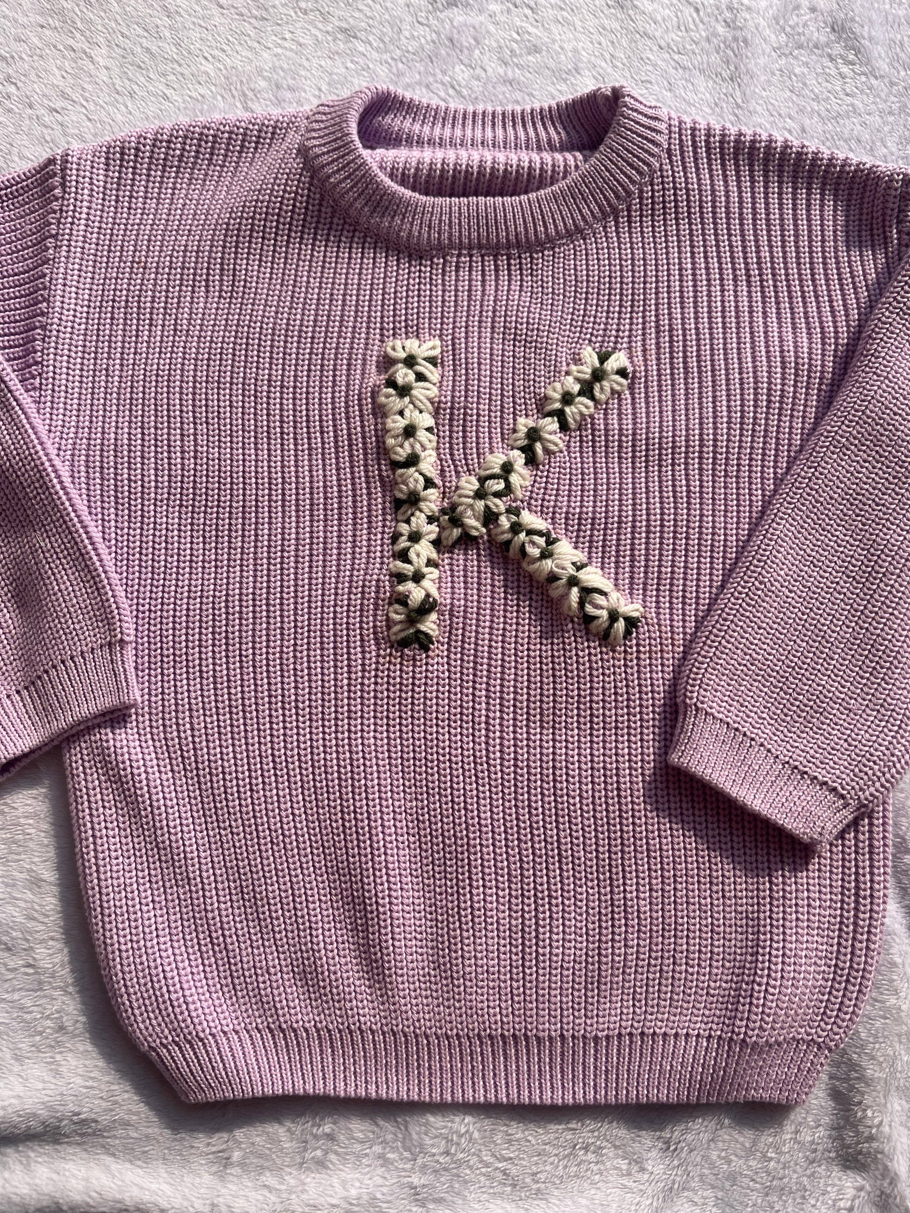 Pretty Little Stitch - Venta al por mayor Jersey de punto - Niños - Suéteres de punto con diseño de iniciales6