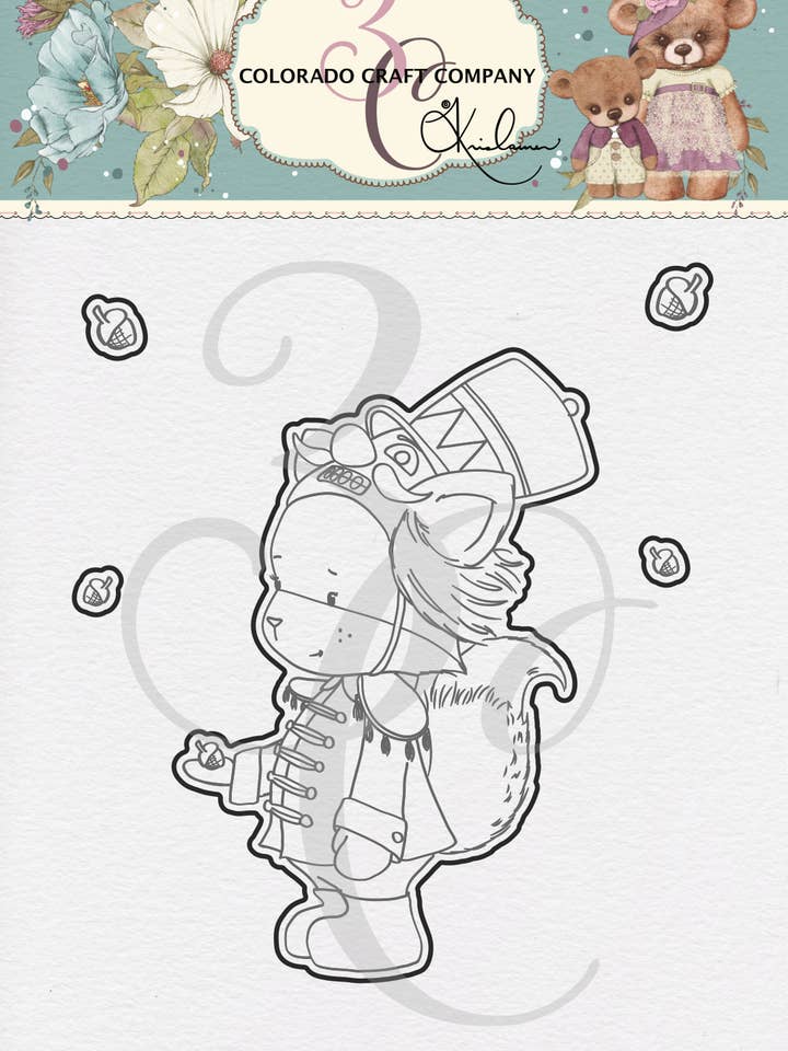 KL913-D Kris Lauren~Nutcracker Fox Dies for wholesale by Colorado Craft Company