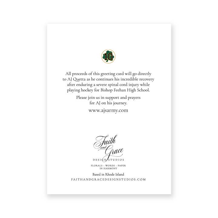 Faith and Grace Design Studios - Wholesale Encouragement Card - Race to the Finish Greeting Card | AJ Encouragement Collection1