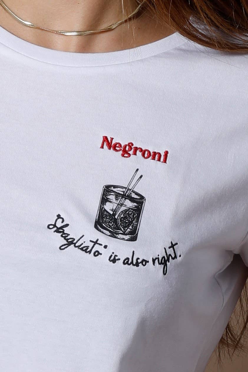 Weiß NEGRONI LOGO – Damen für den Großhandel auf Faire2