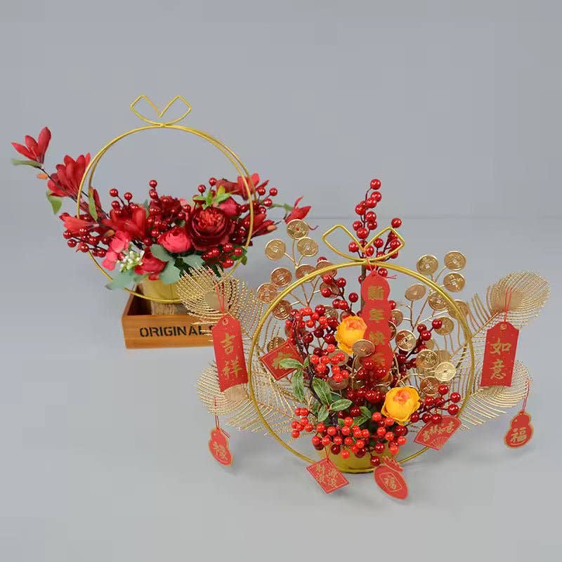 Elegant Design Supply - Vendita all'ingrosso Vasi - Vaso di Fiori Metallico Nordico per Centrotavola12