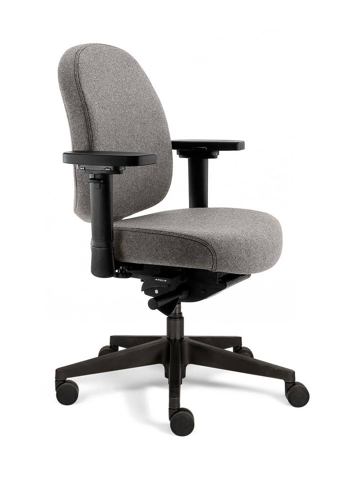 Bureaustoel Hyper X Compact de alta gama - Lichtgrijs para venta al por mayor de Mijn Werkkamer