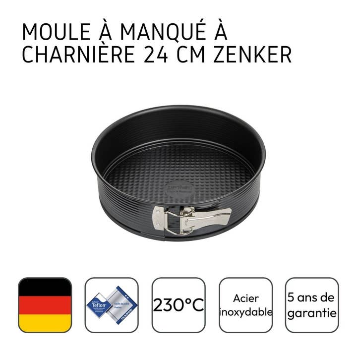 Zenker - Wholesale Baking Dish - Zenker Black Metallic 24 cm Hinged Tin9