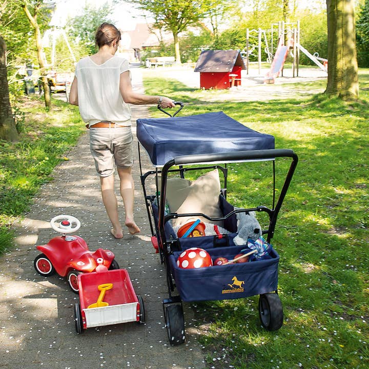 Pinolino Kinderträume GmbH - Wholesale Stroller - Baby - 'Paxi Dlx Comfort folding handcart with brake, navy blue7