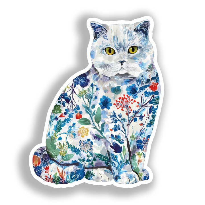 British Shorthair Cat Decal Sticker # A018945 for wholesale by Yoonek Graphics