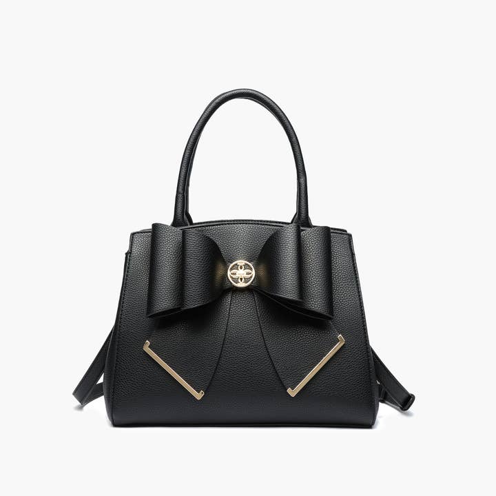 Like Dreams - Wholesale Top Handle Bag - Women's - Poppy Bowtie Top Handle Satchel Bag