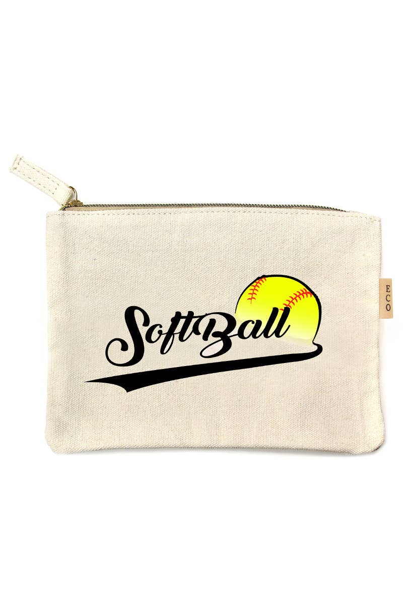 Fashion City - Wholesale Pouch - Women's - Sports Print Cotton Canvas Eco Pouch Bags3