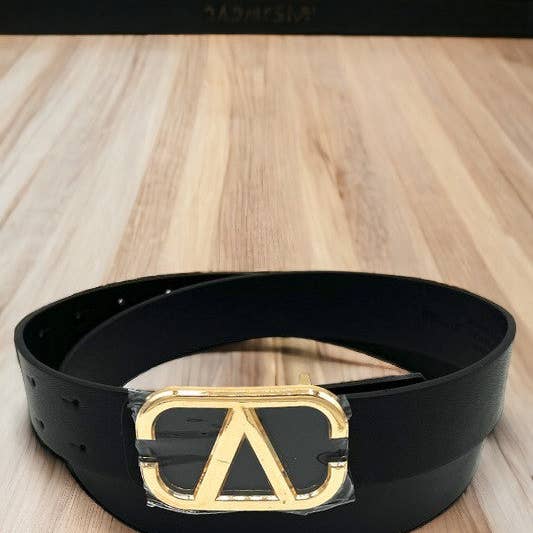 Andrea Bijoux - Wholesale Belt - Women's - Faux Leather V Buckle Fashion Belt4