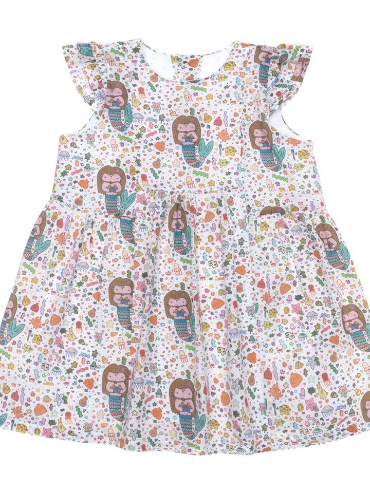 The Little Mermaid Kid Dress para venta al por mayor de Pigs&Roses