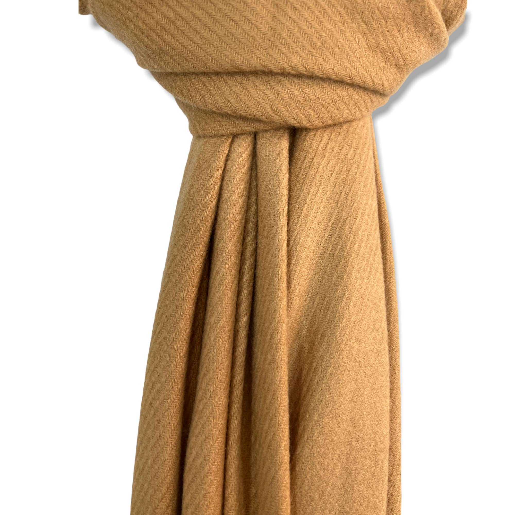London Scarves – wholesale Scarf – Women's – Plain cashmere mix ribbed winter scarf with tassel13