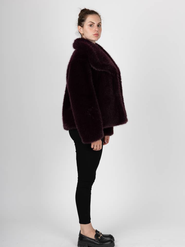 KZELL PARIS - Wholesale Fur/Faux Fur Coat - Women's - SHORT FAUX FUR COAT7