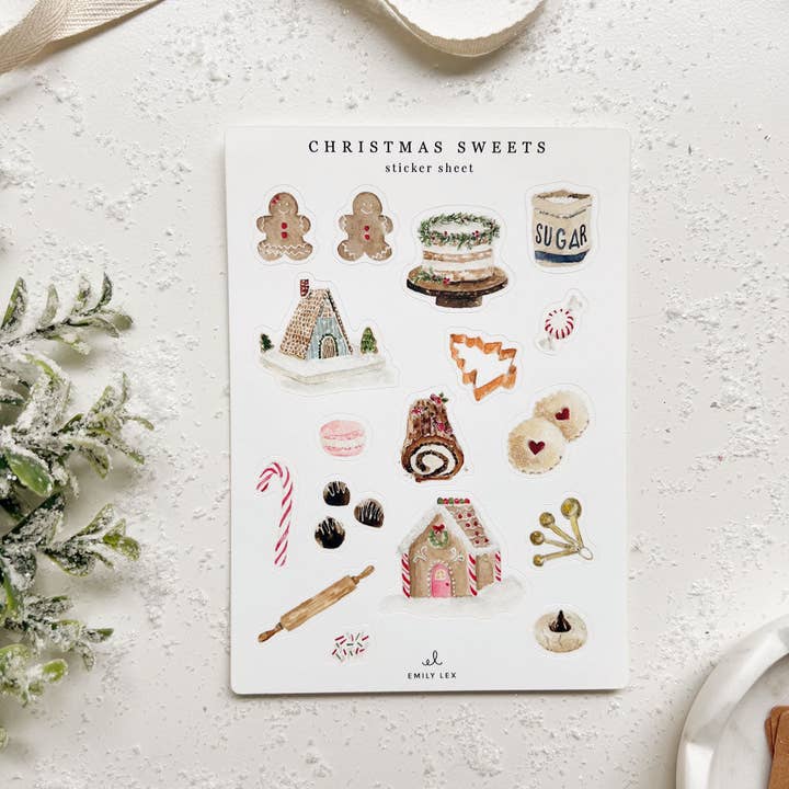 emily lex studio - Wholesale Sticker - christmas sticker sheets