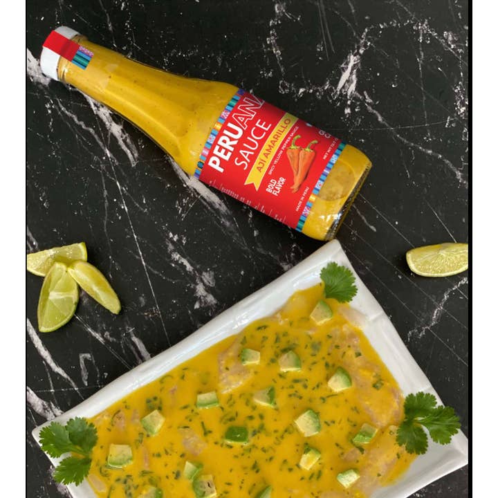 Peruana Foods - SPC - Vendita all'ingrosso Salse piccanti - Salsa Gourmet Piccante Aji Amarillo, 198g, Delicata, Senza Glutine, Keto18