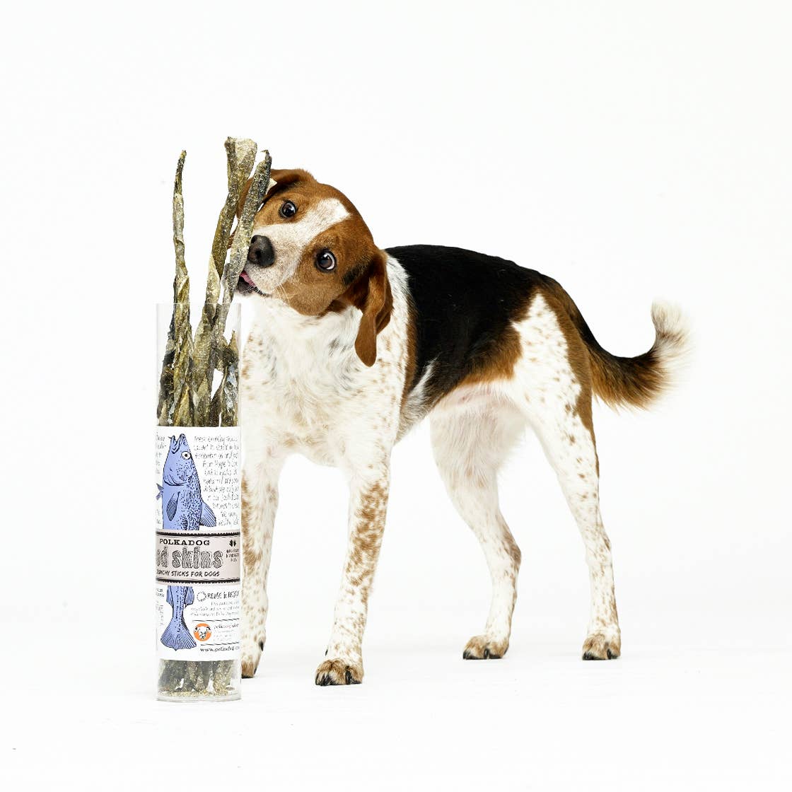 Polkadog - Wholesale Pet Treats - Dog - Cod Skins - 2.5oz Tube - Dog Treats4