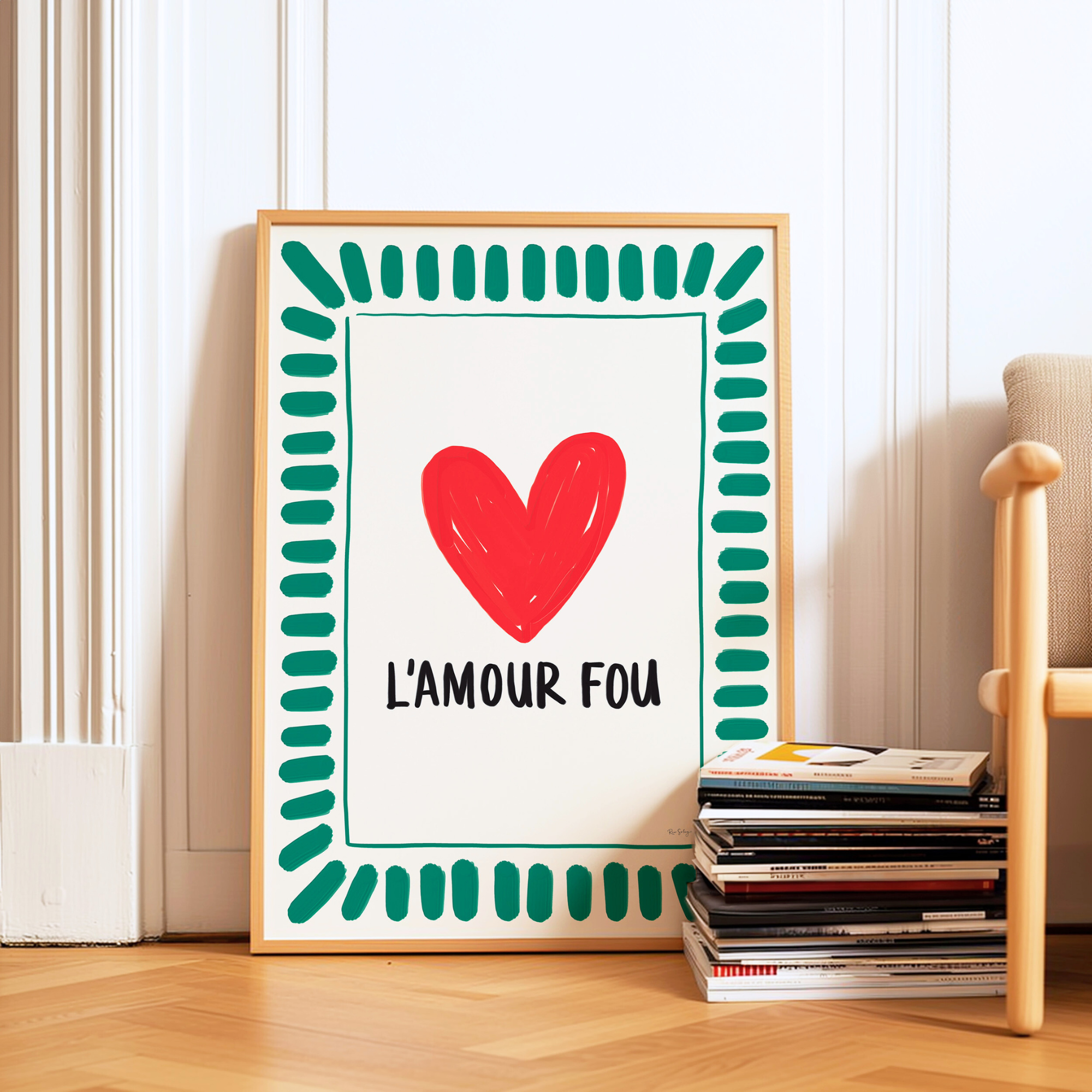 Rio Soléy - Wholesale Art Print - "L’Amour Fou" Art Print – Colourful French Poster8