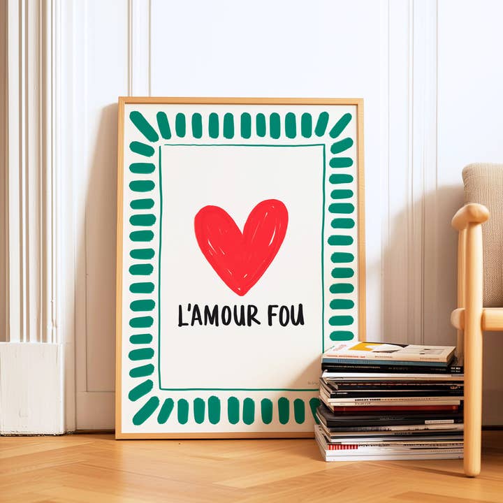 Rio Soléy - Wholesale Art Print - "L’Amour Fou" Art Print – Colourful French Poster8