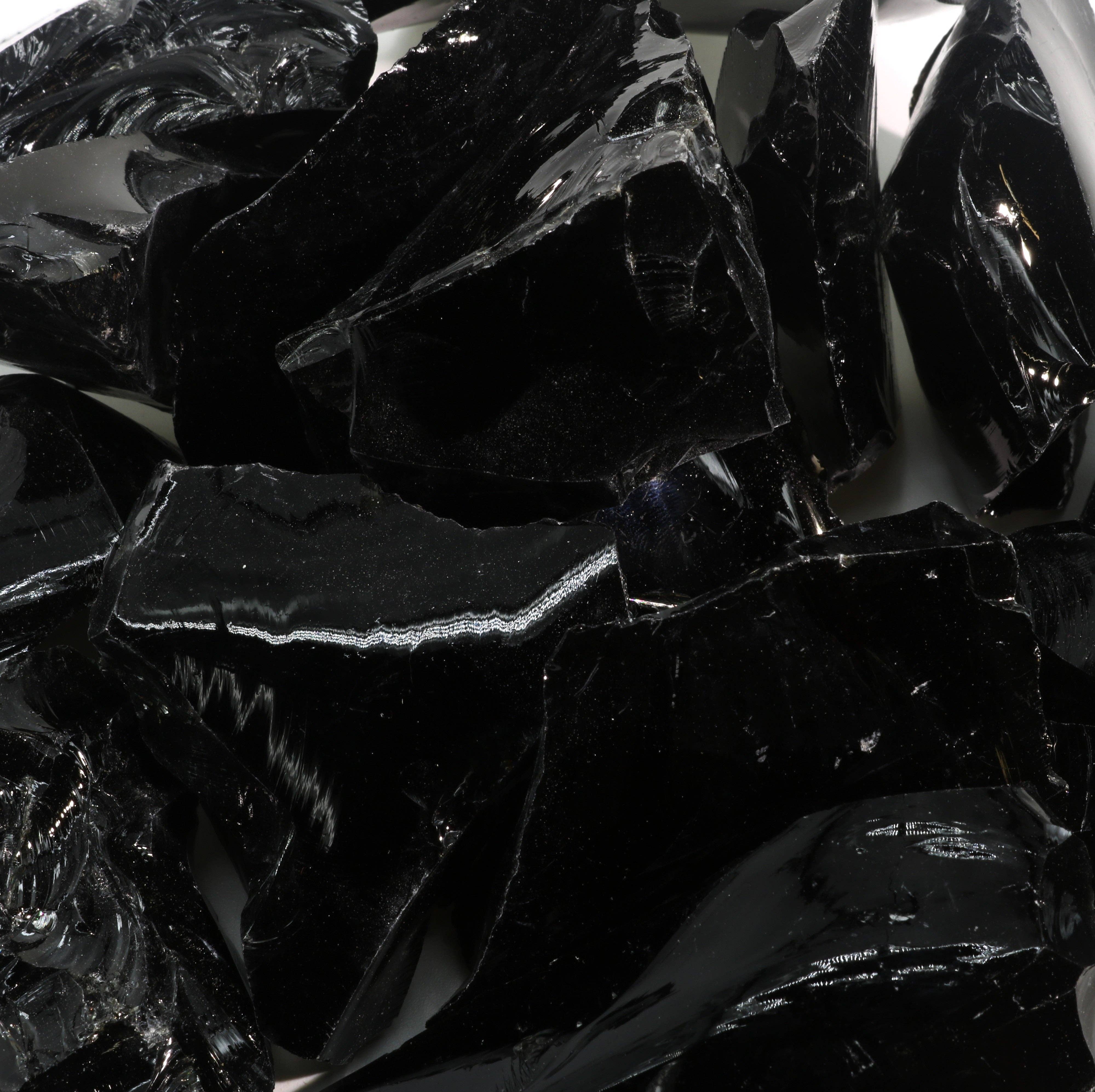 Stonebridge Imports - Wholesale Spiritual Stone/Crystal - Obsidian Black Chips0