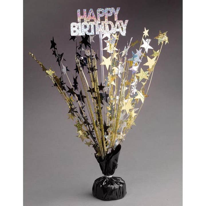18" Happy Birthday Centerpiece for wholesale by Party Expo, LLC
