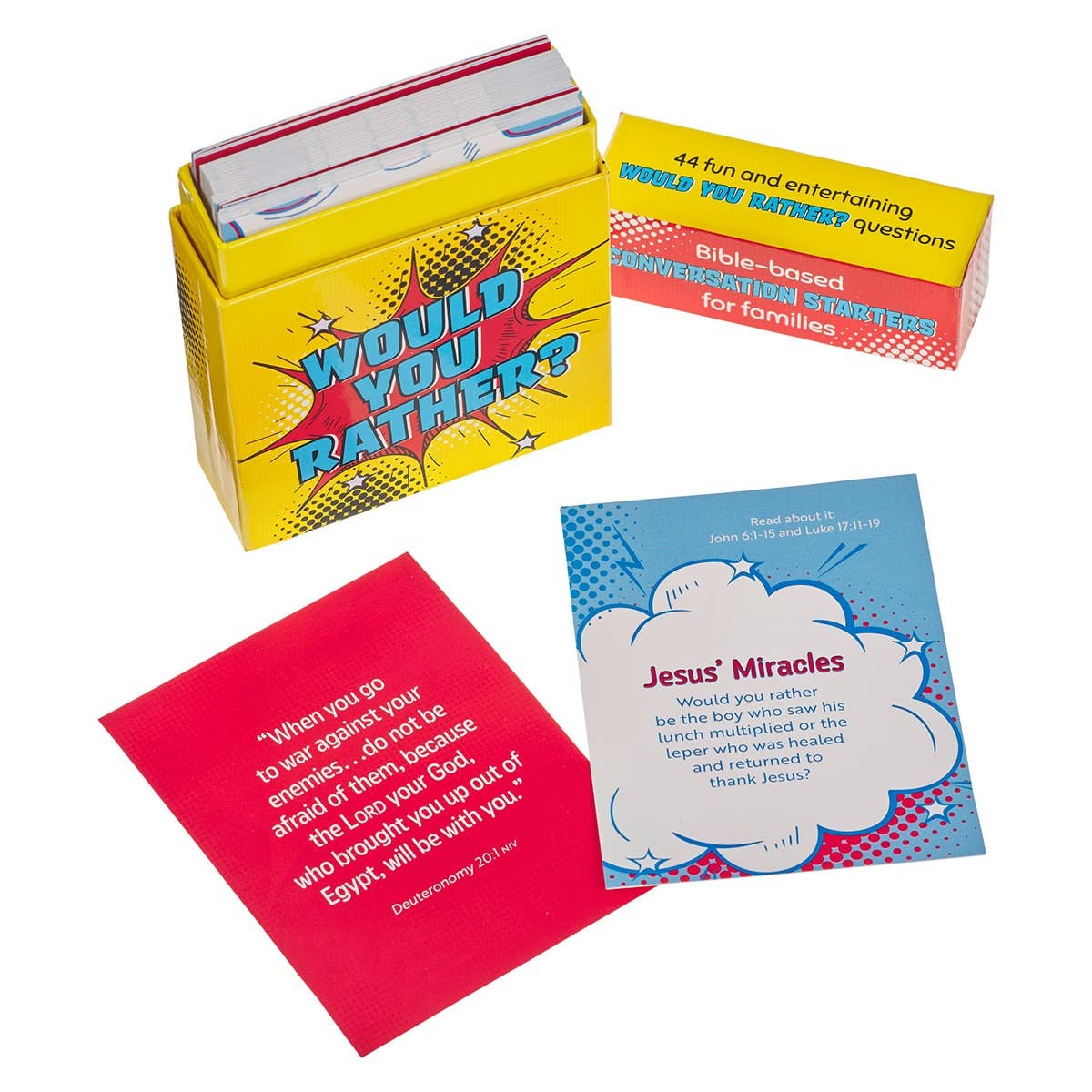 Christian Art Gifts - Wholesale Card Game - Conversation Starters for Families Would you Rather3
