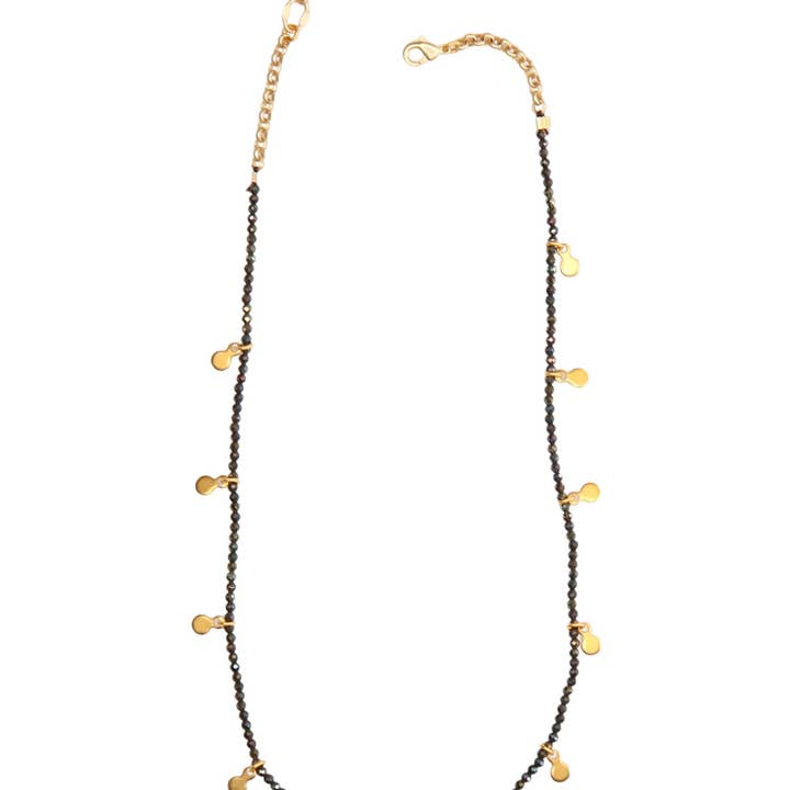 James Short Layering Necklace in Pyrite for wholesale by Catherine Page Jewelry