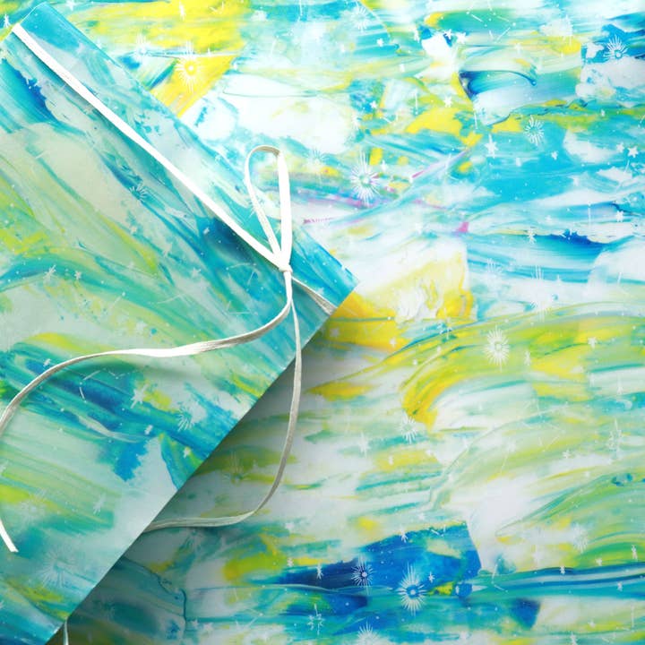 SPRAY of STARS Tracing Wrapping Paper 3p for wholesale by REGARO PAPIRO