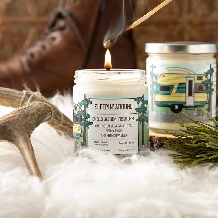 Two Little Fruits - Venta al por mayor Velas en tarros - Velas - Aromas de Soja al Aire Libre - Regalo con Aroma a Madera8