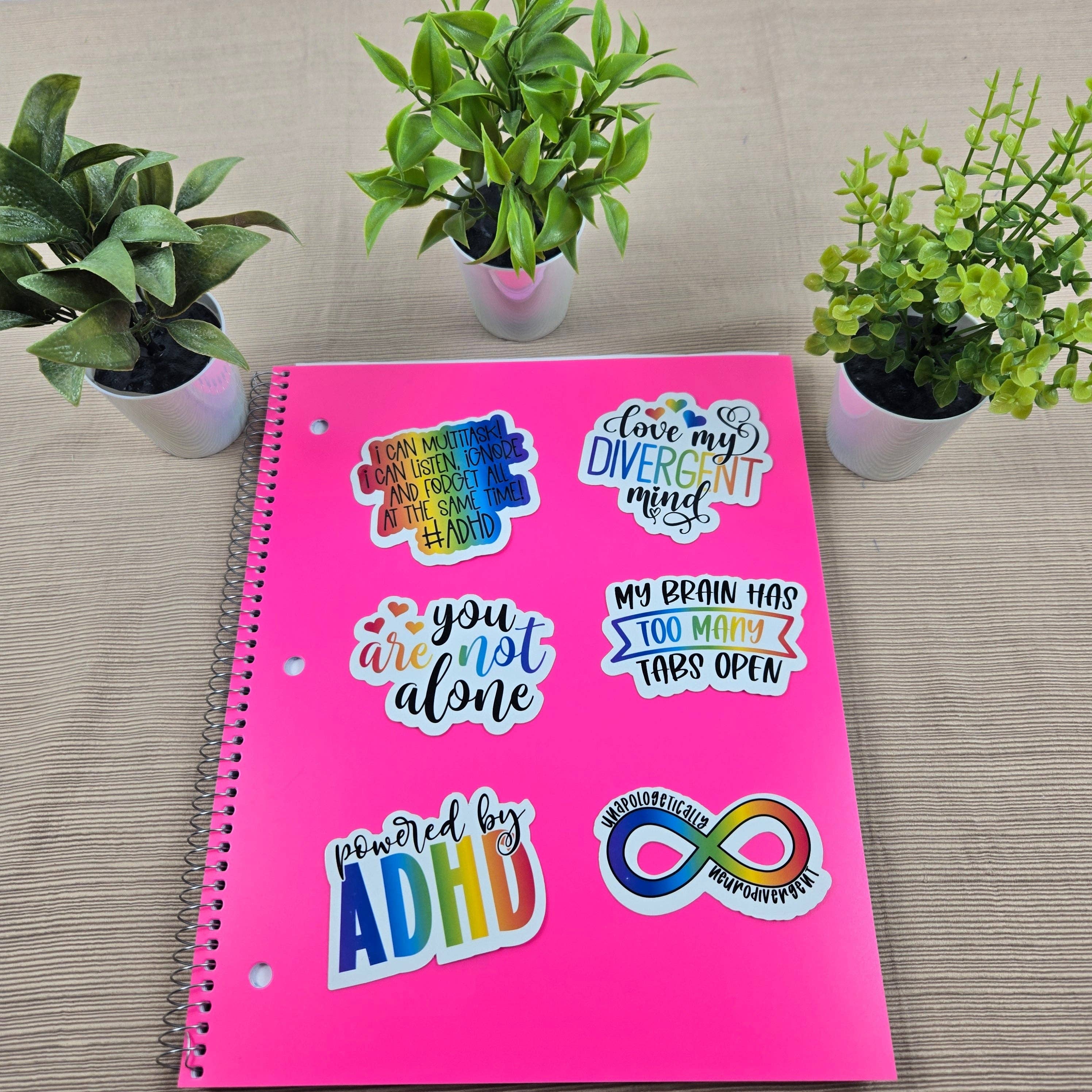 Vegas Custom Creations - Wholesale Sticker - Neurodivergent Series 2 Stickers1