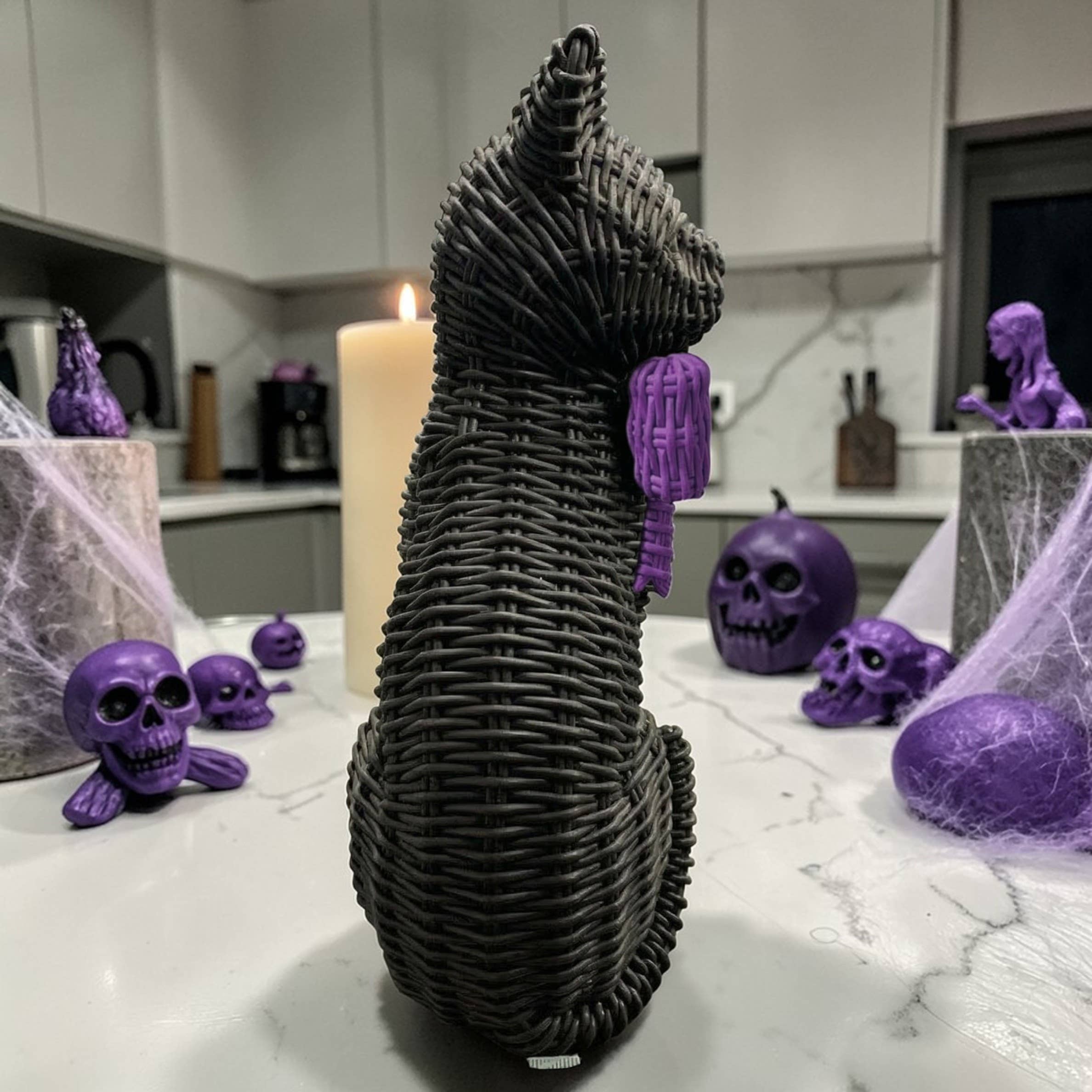 Gia Roma - Wholesale Decorative Figurine - Black Cat Decoration, Farmhouse Halloween Home Decor Statues48