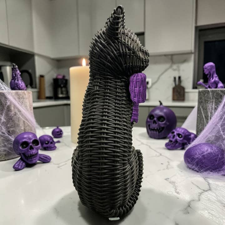 Gia Roma - Wholesale Decorative Figurine - Black Cat Decoration, Farmhouse Halloween Home Decor Statues48