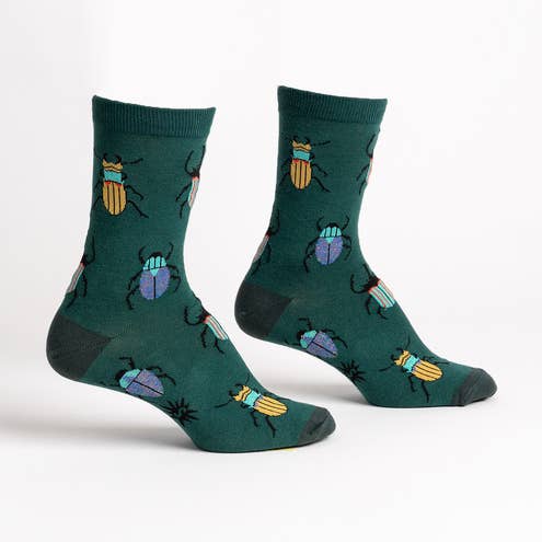 Beetle-Mania Women's Crew Socks for wholesale by Sock it To Me