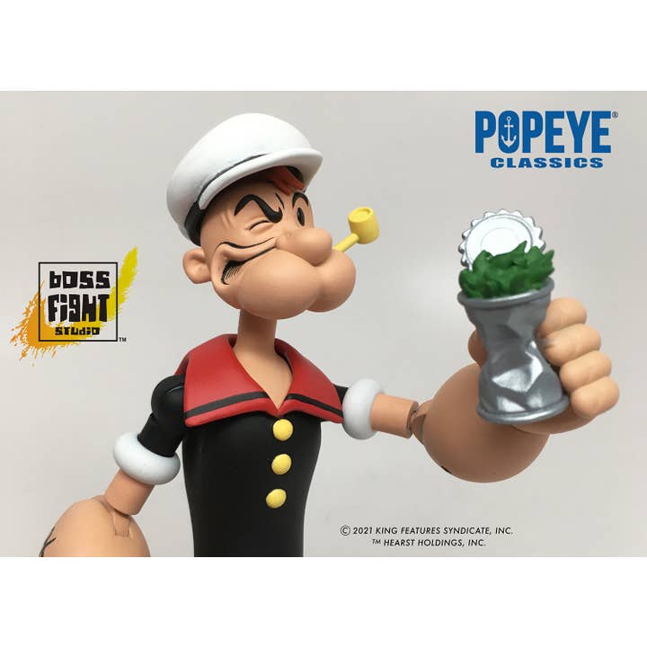 Boss Fight Studio Llc - Wholesale Figurine Toy - Kids - Popeye Classics Action Figure: Popeye the Sailor Man9