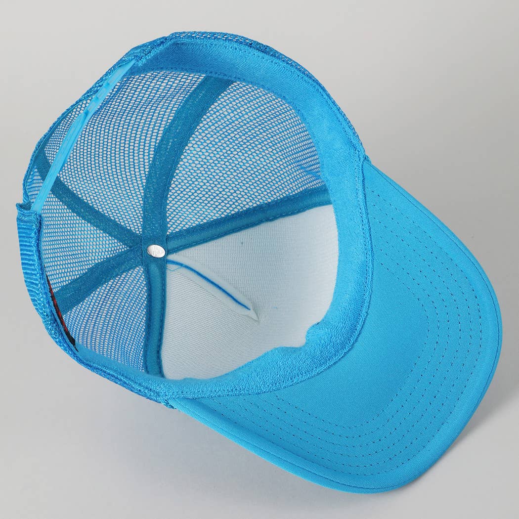 Fashion City - Wholesale Truckerpet - Dames - Heet Meiden Raken Stoepranden Glitter Logo Schuim Trucker Pet17