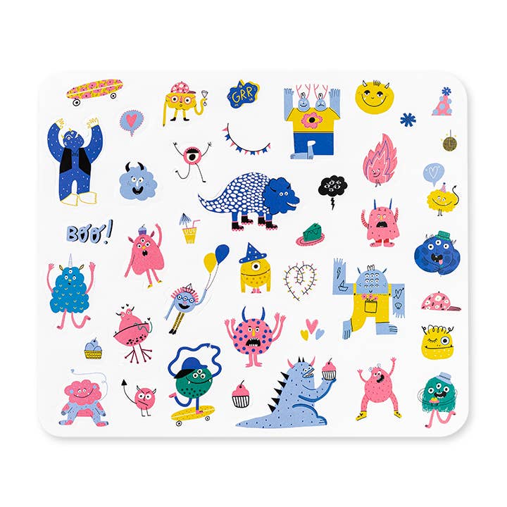 Edicare Editora, Lda. - Wholesale Sticker – Child & baby - MONSTERS - 160 STICKERS1