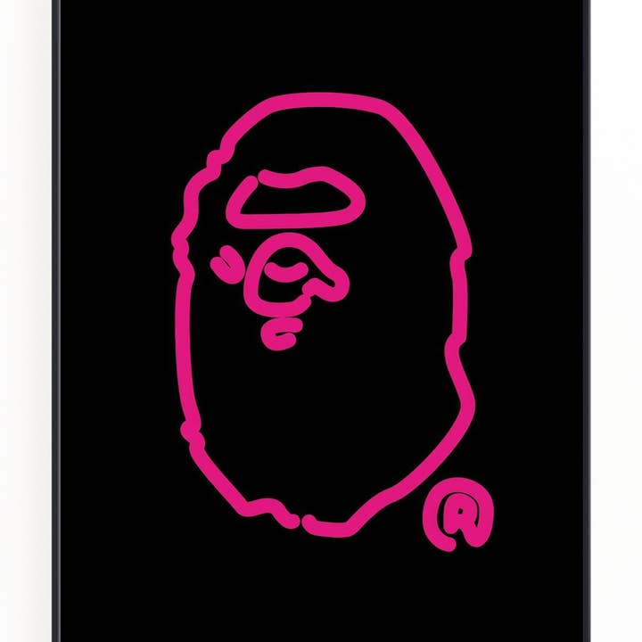 Bape Neon Vægkunst for engroshandel hos HYPED ART