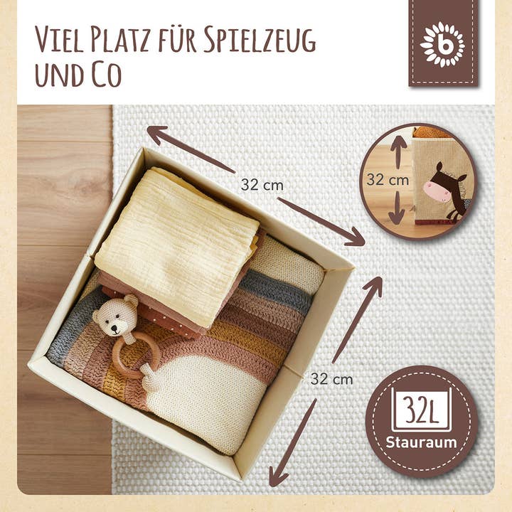 Bieco Spielwaren - Wholesale Toy Storage Box - Kids & Baby - Storage box donkey3