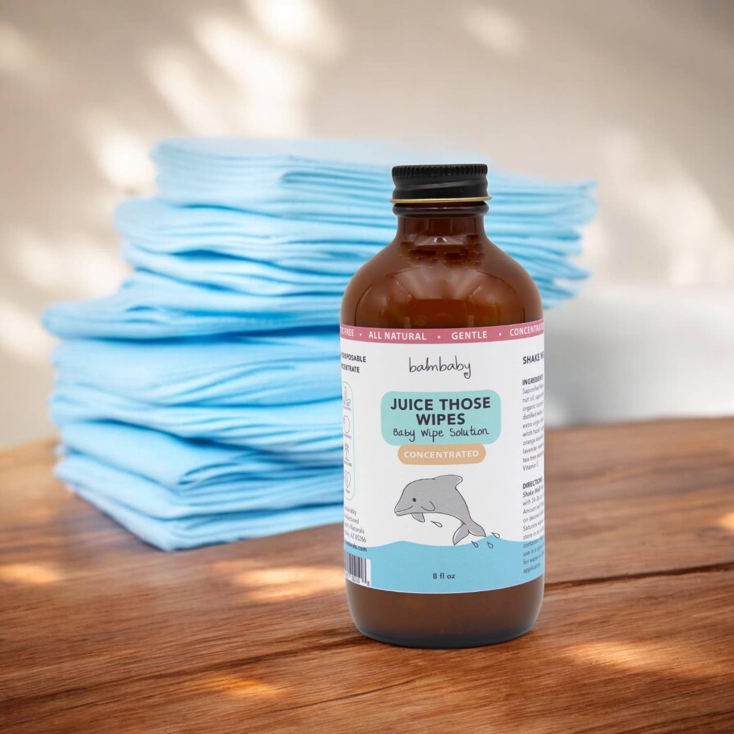 Taylor's Naturals – wholesale Face & body wipes – Balm Baby - Juice Those Wipes Natural Baby Wipe Concentrate1